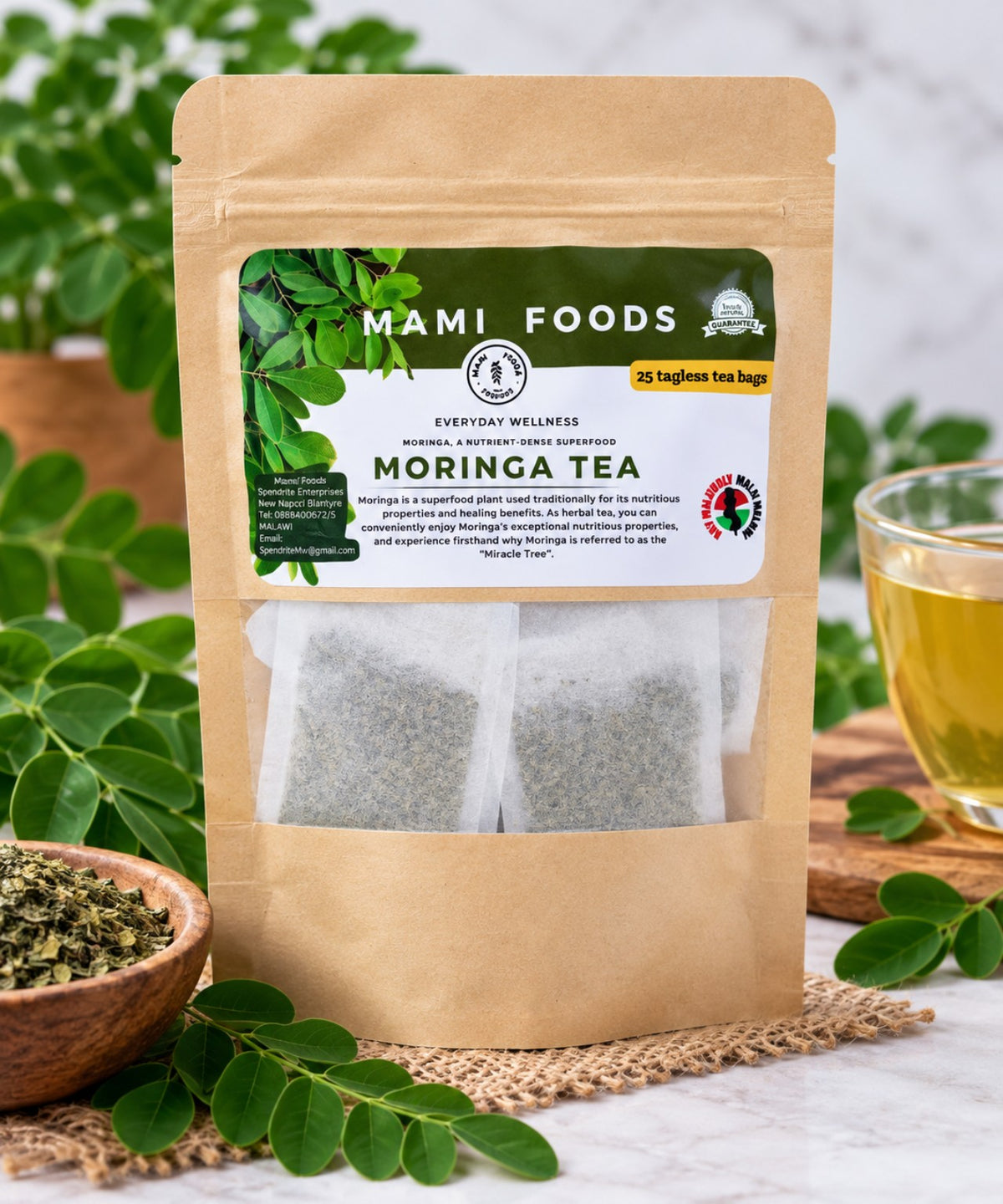 Mami Foods Moringa Tea 25 tea bags