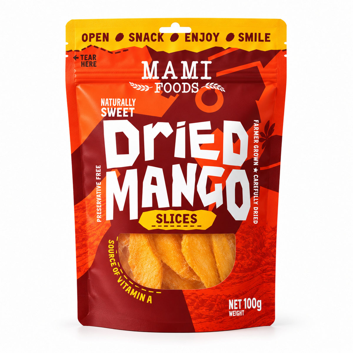 Mami Foods Dried Mango Slices 100g