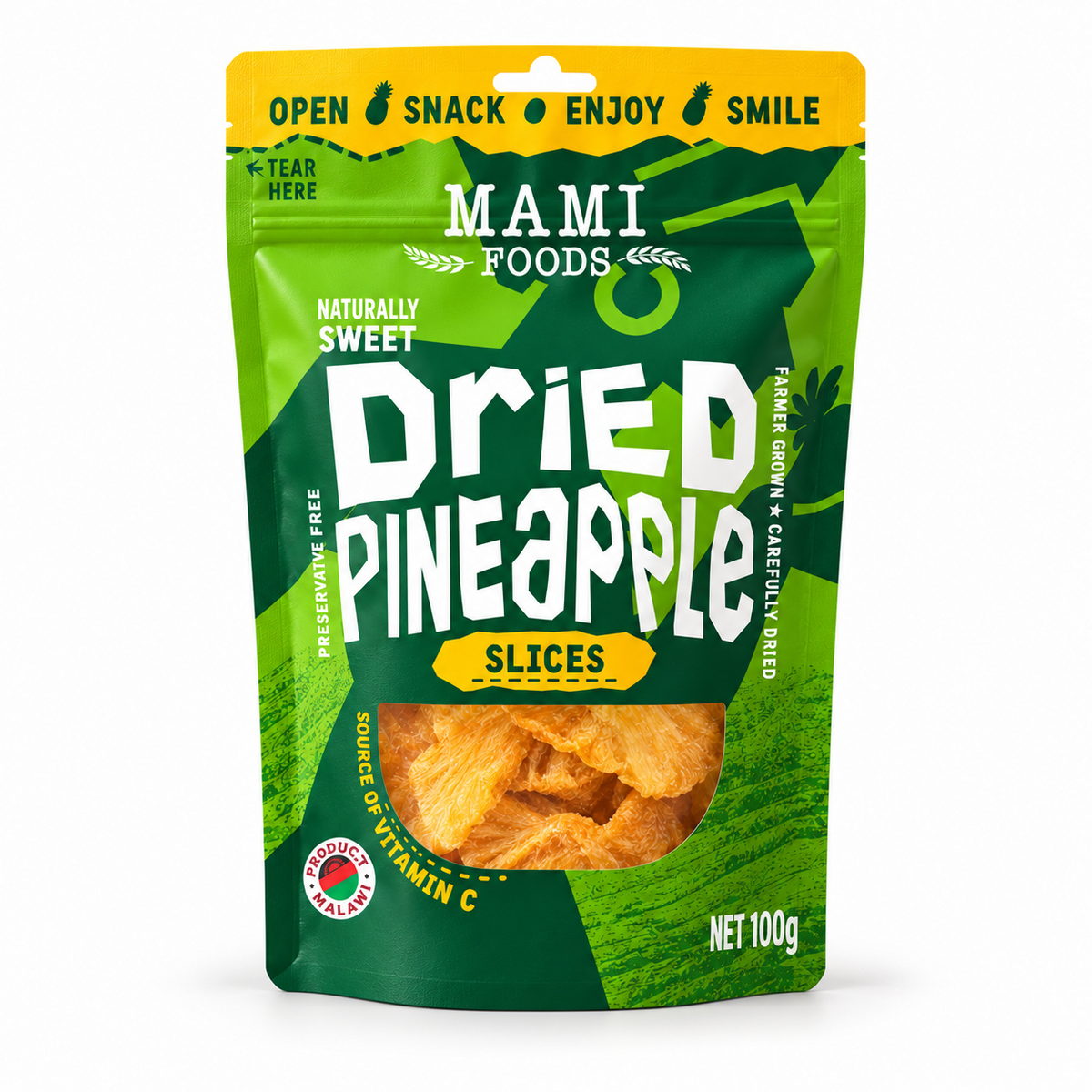Mami Foods Dried Pineapple Slices 100g
