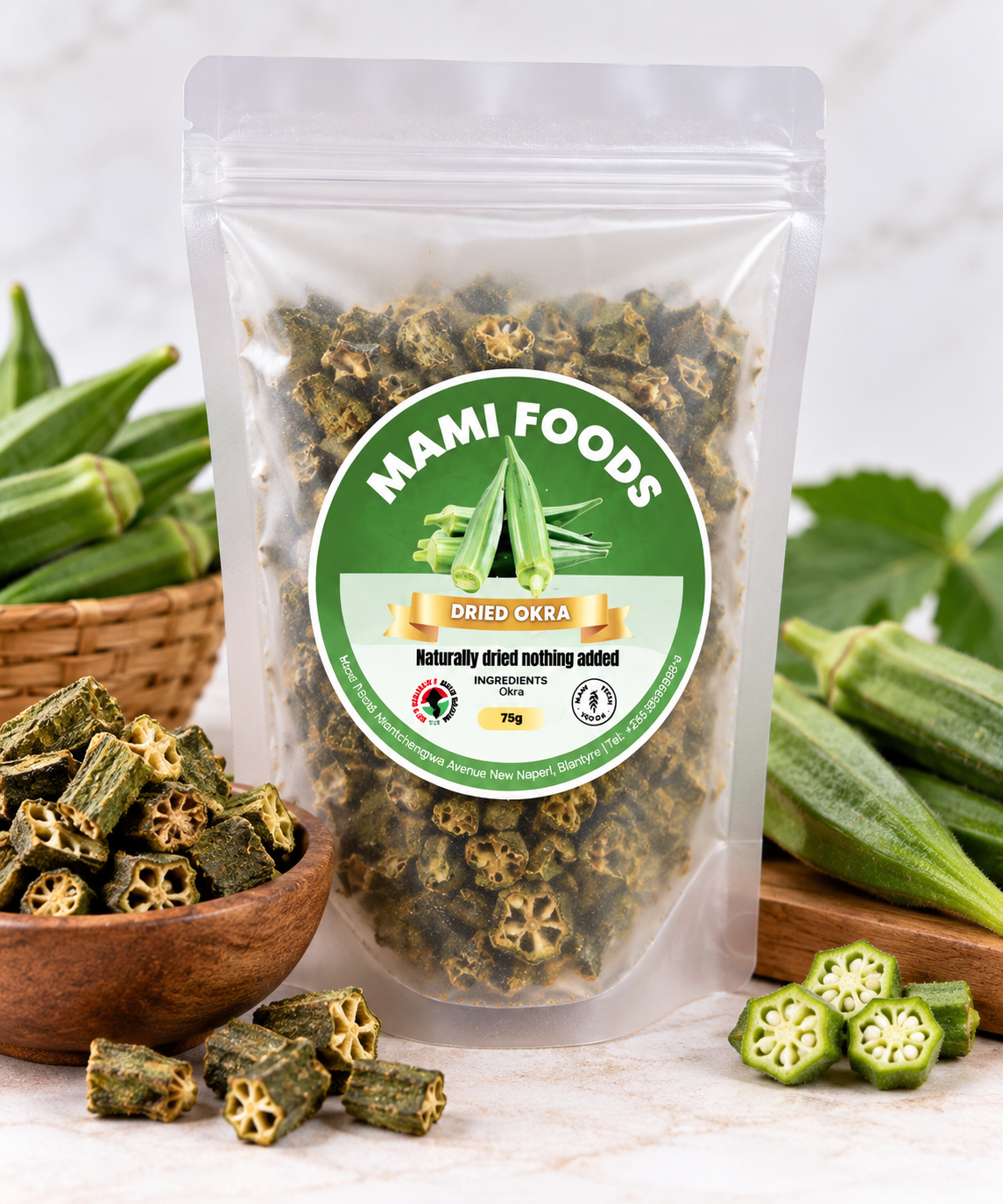 Mami Foods Dried Okra 75g